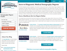 Tablet Screenshot of diagnosticmedicalsonographydegree.com